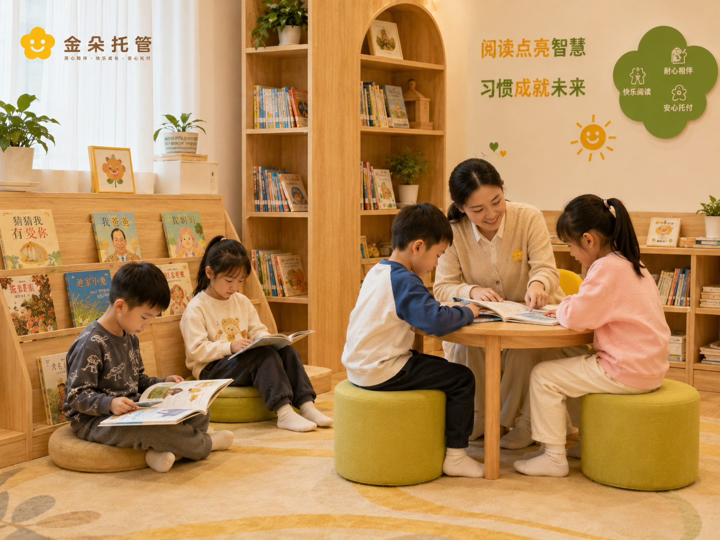 金朵托管儿童阅读空间